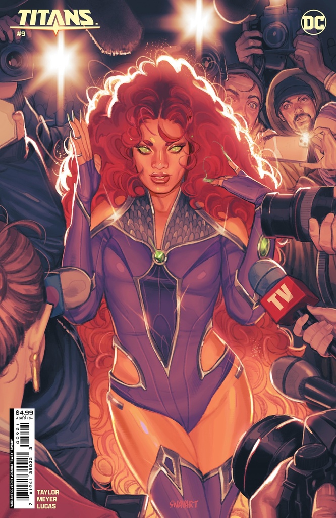 Titans #9 (Cover B Joshua Sway Swaby Card Stock Variant)