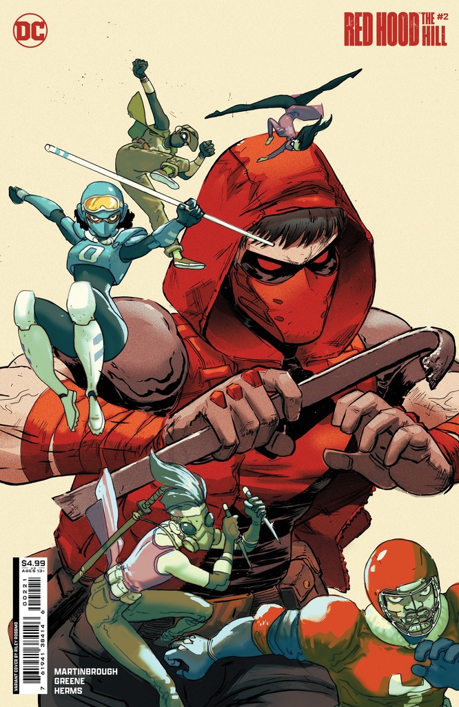 Red Hood: The Hill #2 of 6 (Cover B Riley Rossmo Card Stock Variant)