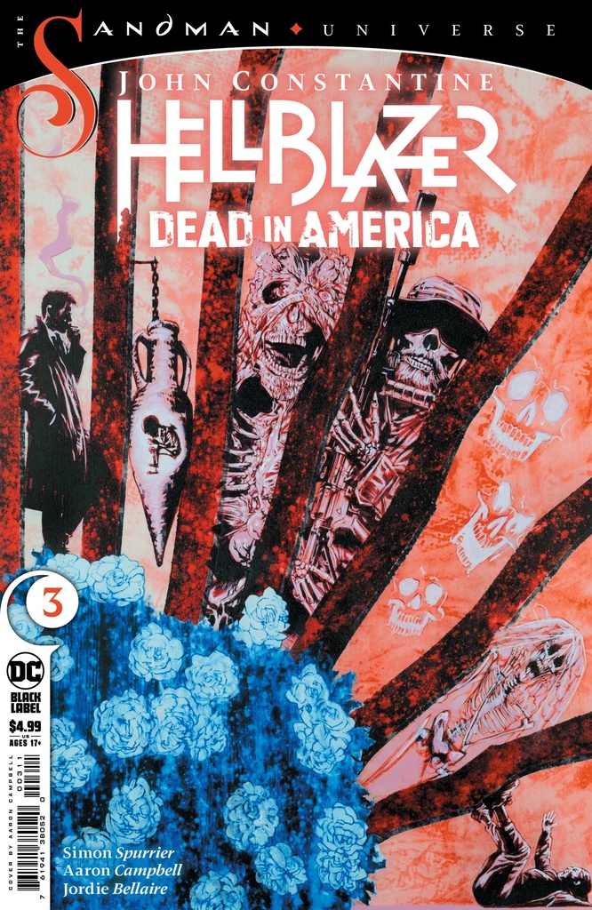 John Constantine, Hellblazer: Dead in America #3 of 8 (Cover A Aaron Campbell)