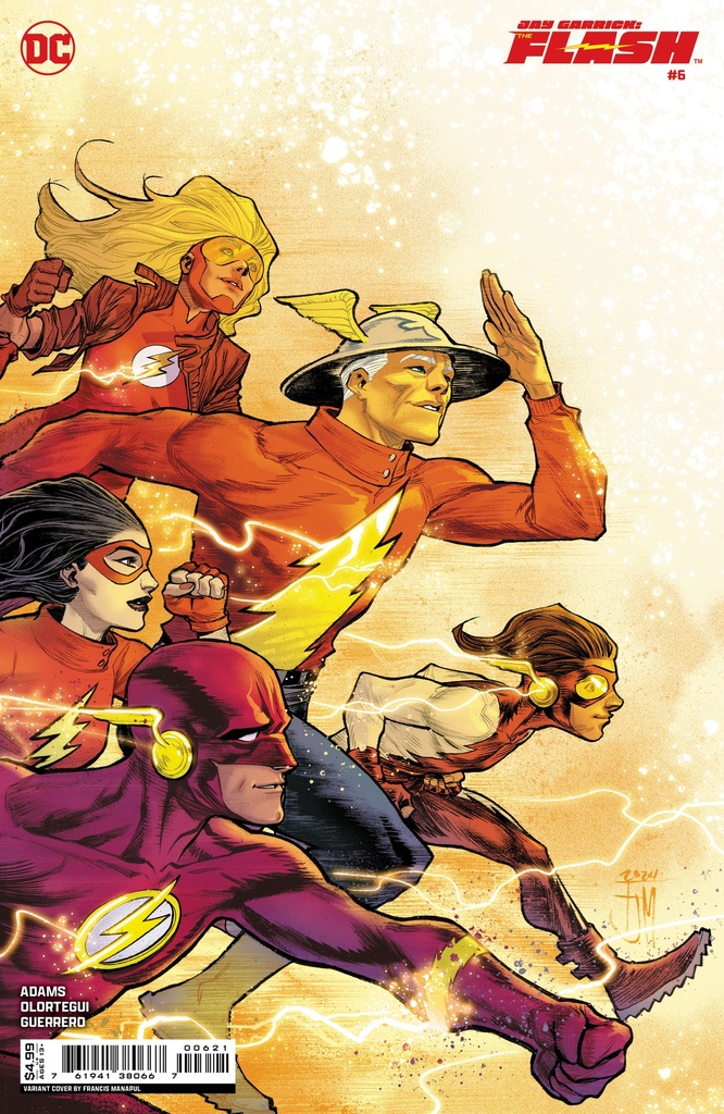 Jay Garrick: The Flash #6 of 6 (Cover B Francis Manapul Card Stock Variant)