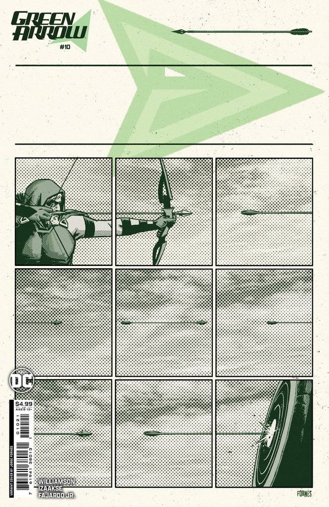 Green Arrow #10 of 12 (Cover B Jorge Fornes Card Stock Variant)