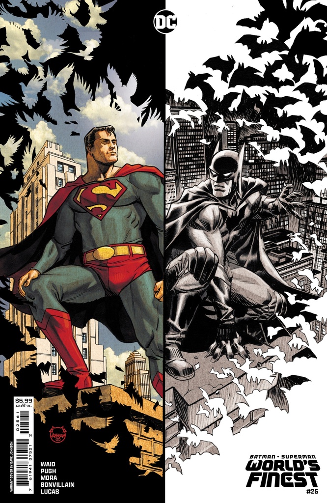 Batman/Superman: Worlds Finest #25 (Cover D Dave Johnson Card Stock Variant)