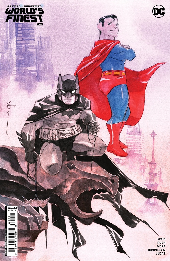 Batman/Superman: Worlds Finest #25 (Cover C Dustin Nguyen Card Stock Variant)