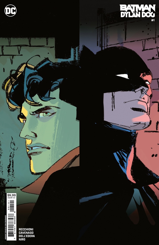 Batman/Dylan Dog #1 of 3 (Cover B Gigi Cavenago Card Stock Variant)