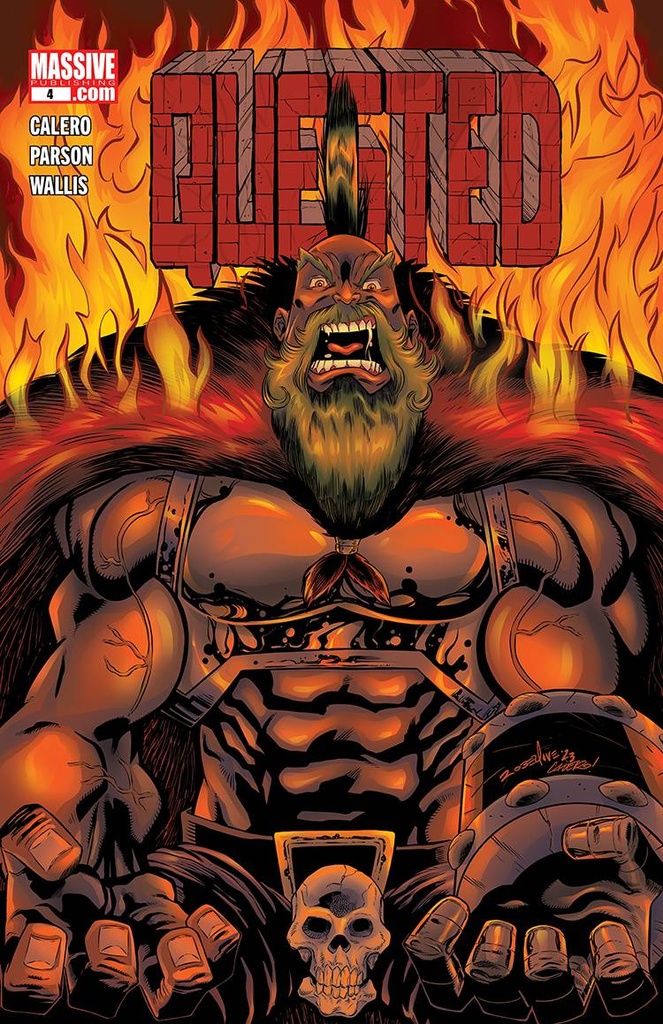 Quested Season 2 #4 (Cover D Robert Love Red Hulk Homage Variant)