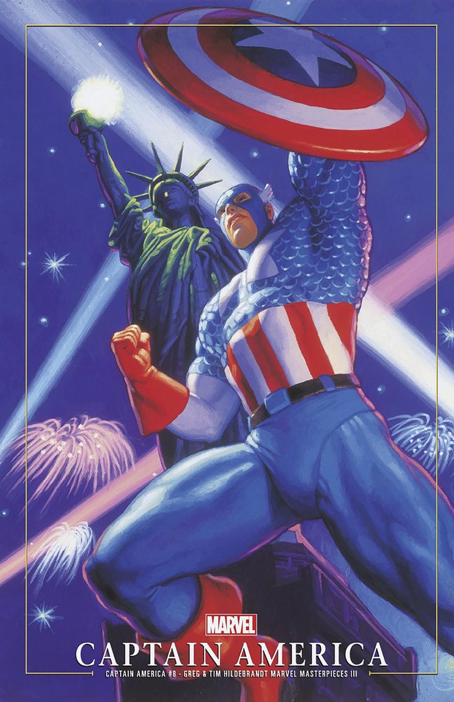 Captain America #8 (Greg & Tim Hildebrandt Marvel Masterpieces III Variant)