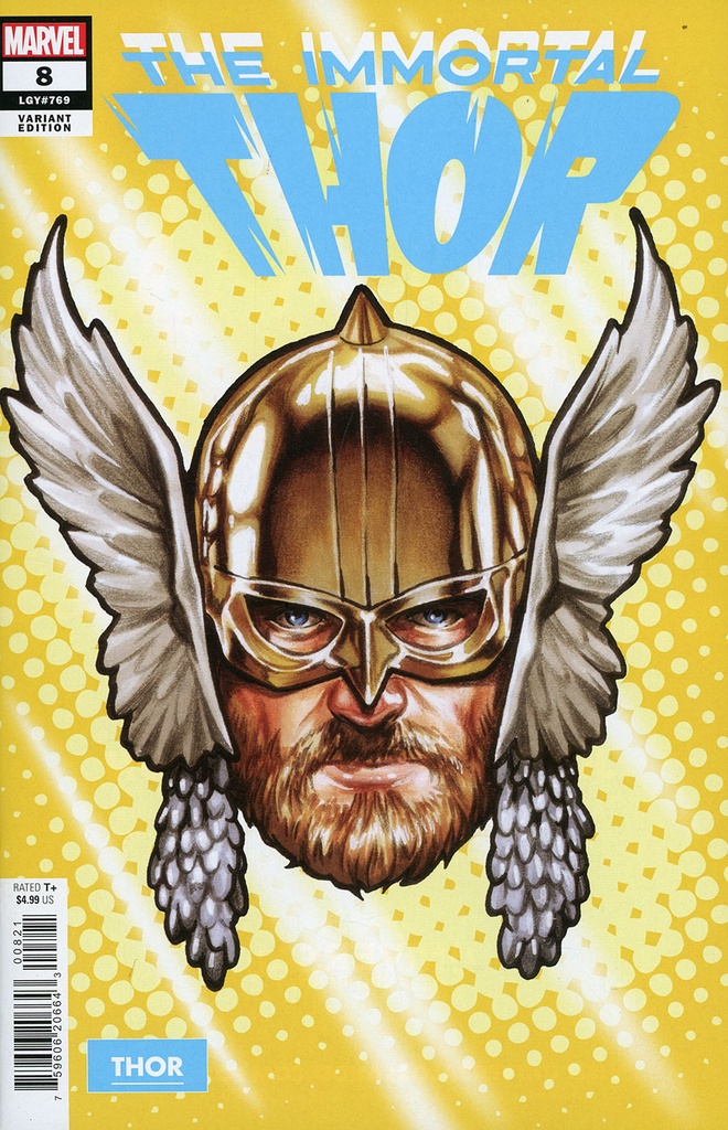 Immortal Thor #8 (Mark Brooks Headshot Variant)