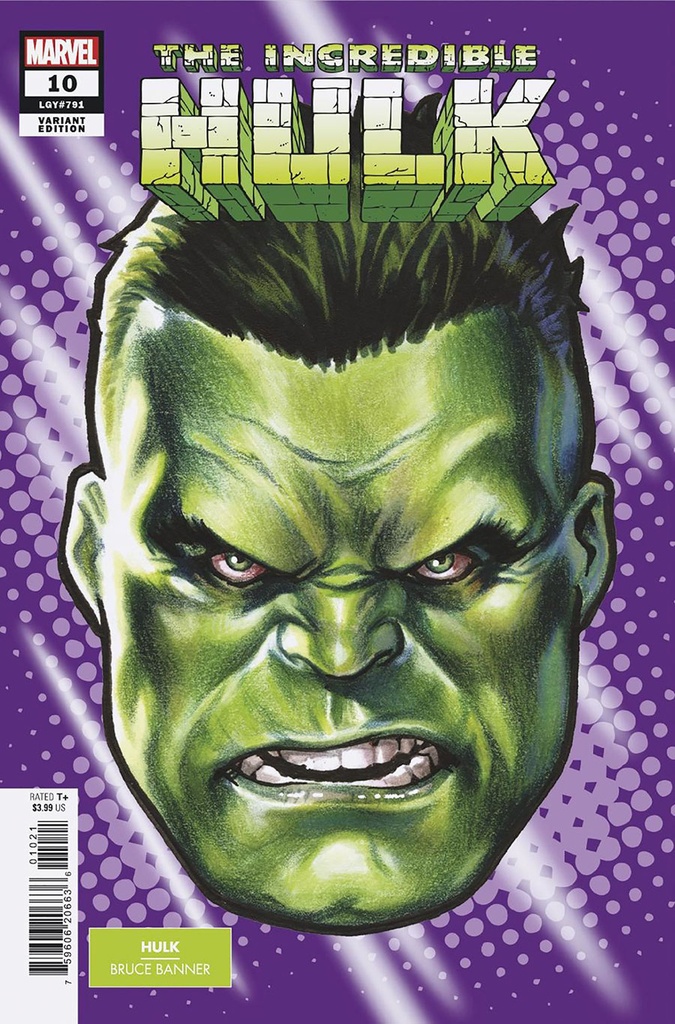 Incredible Hulk #10 (Mark Brooks Headshot Variant)