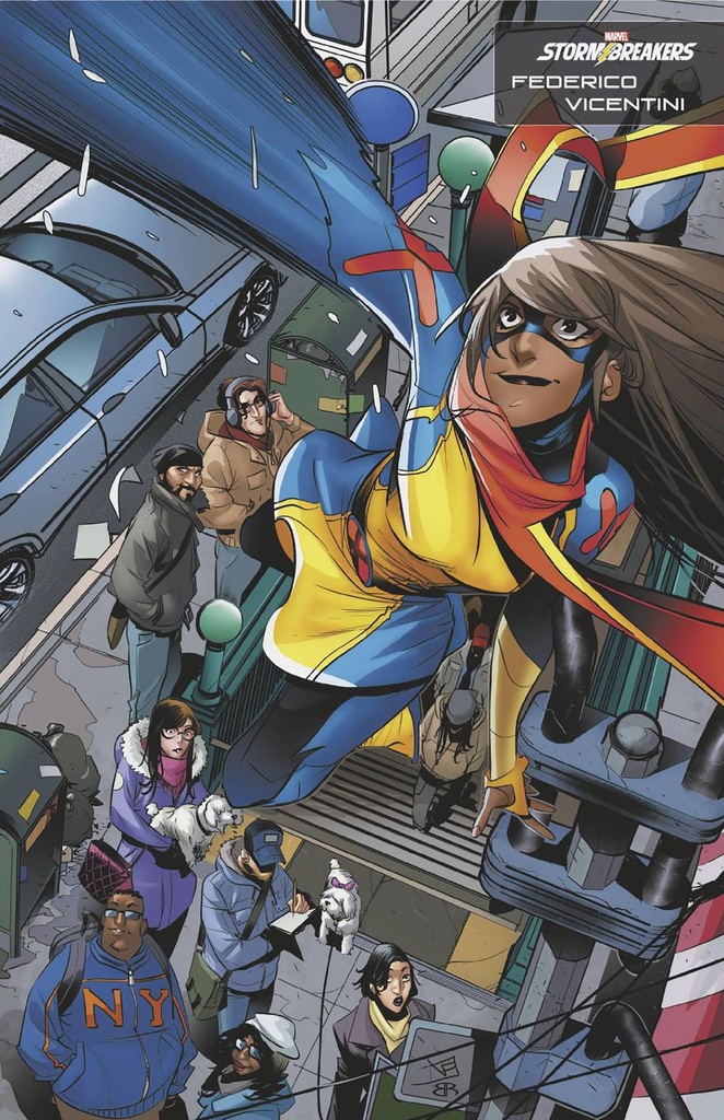 Ms. Marvel: Mutant Menace #1 (Federico Vicentini Stormbreakers Variant)