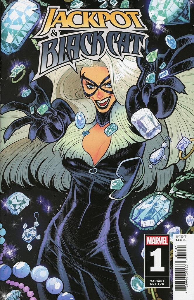 Jackpot and Black Cat #1 (Elizabeth Torque Black Cat Variant)