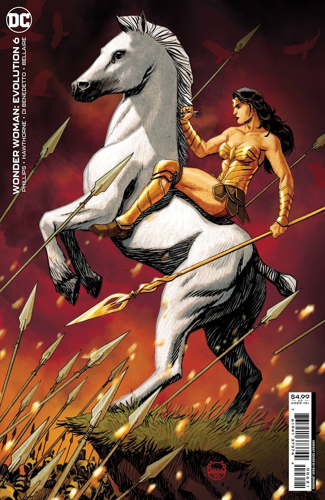 Wonder Woman: Evolution #6 of 8 (Cover B Dave Johnson Card Stock Variant)