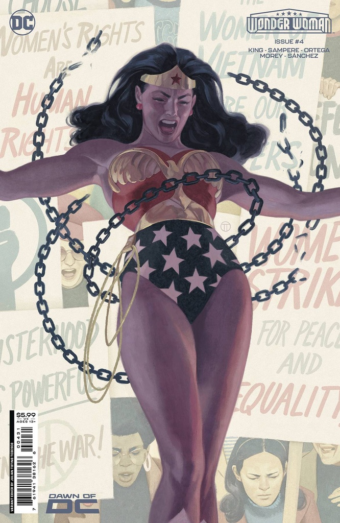 Wonder Woman #4 (Cover C Julian Totino Tedesco Card Stock Variant)