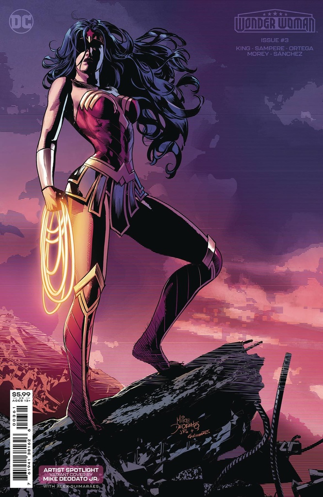 Wonder Woman #3 (Cover D Mike Deodato Jr Artist Spotlight Card Stock Variant)