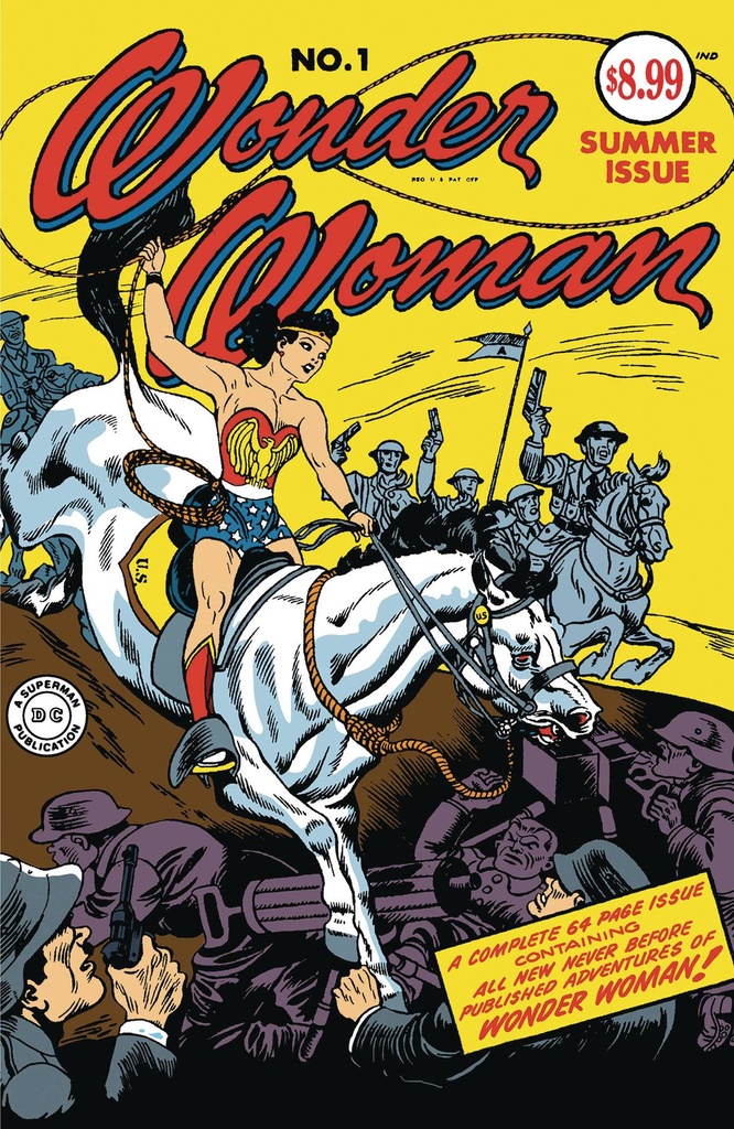 Wonder Woman (1942) #1 (2023 Facsimile Edition Cover B Harry G Peter Foil Variant)