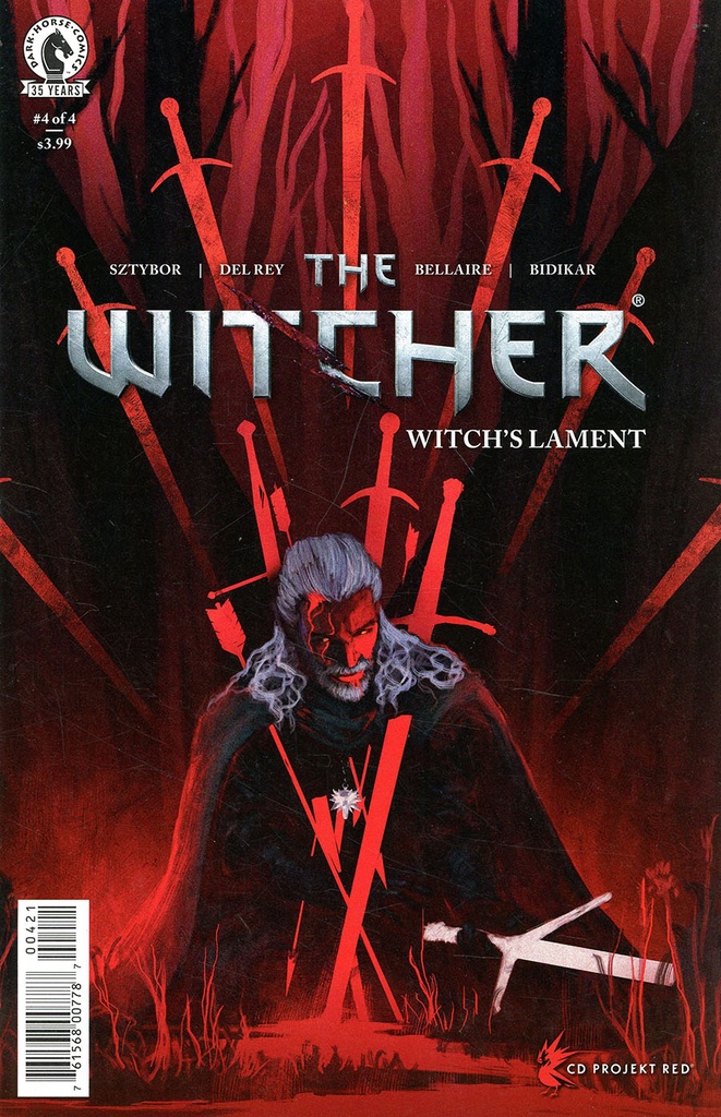 The Witcher: Witch's Lament #4 of 4 (Cover B Anato Finnstark)