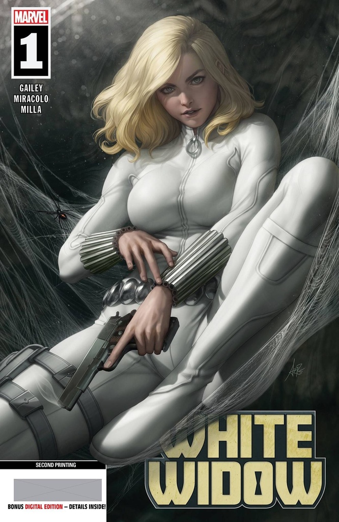 White Widow #1 (2nd Printing Stanley Artgerm Lau Variant)