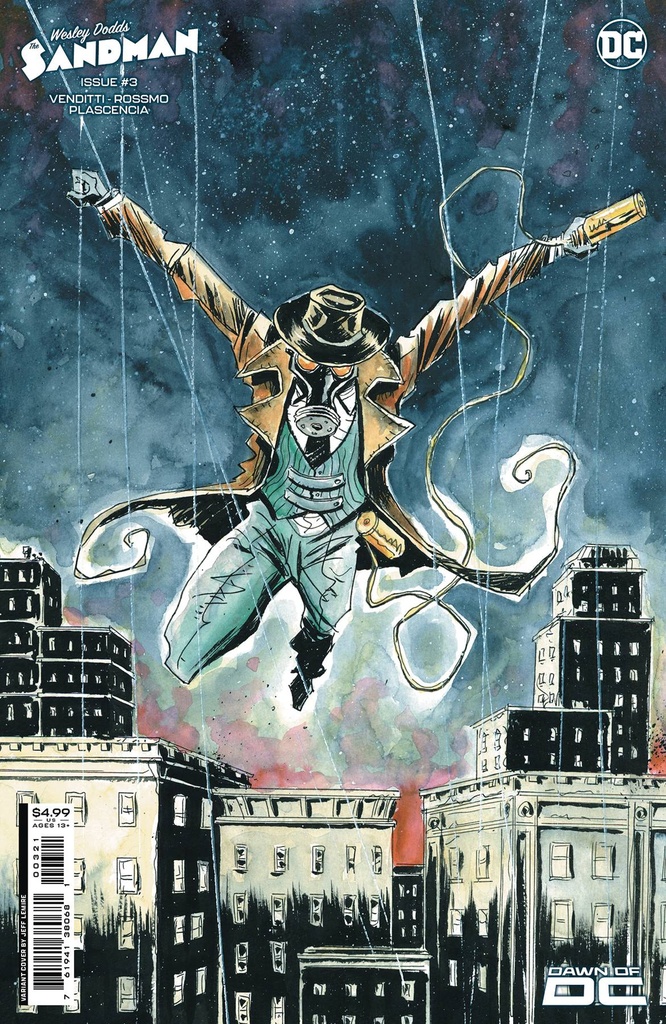 Wesley Dodds: The Sandman #3 of 6 (Cover B Jeff Lemire Card Stock Variant)