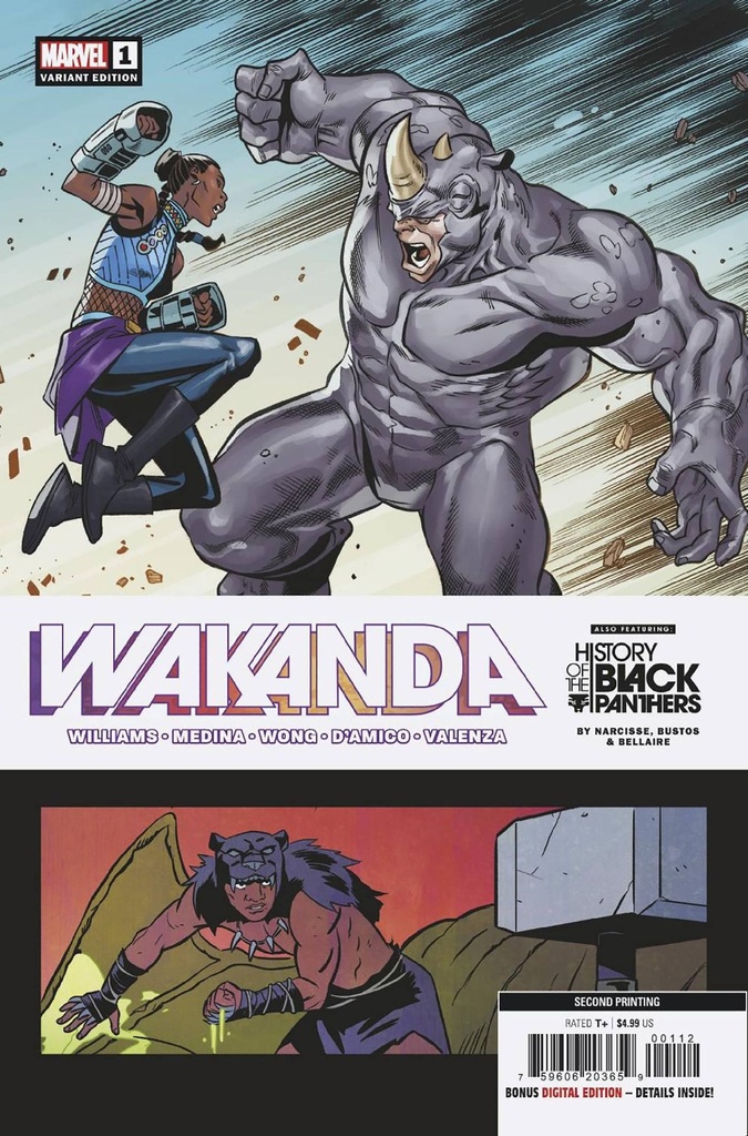 Wakanda #1 of 5 (2nd Printing Paco Medina Variant)