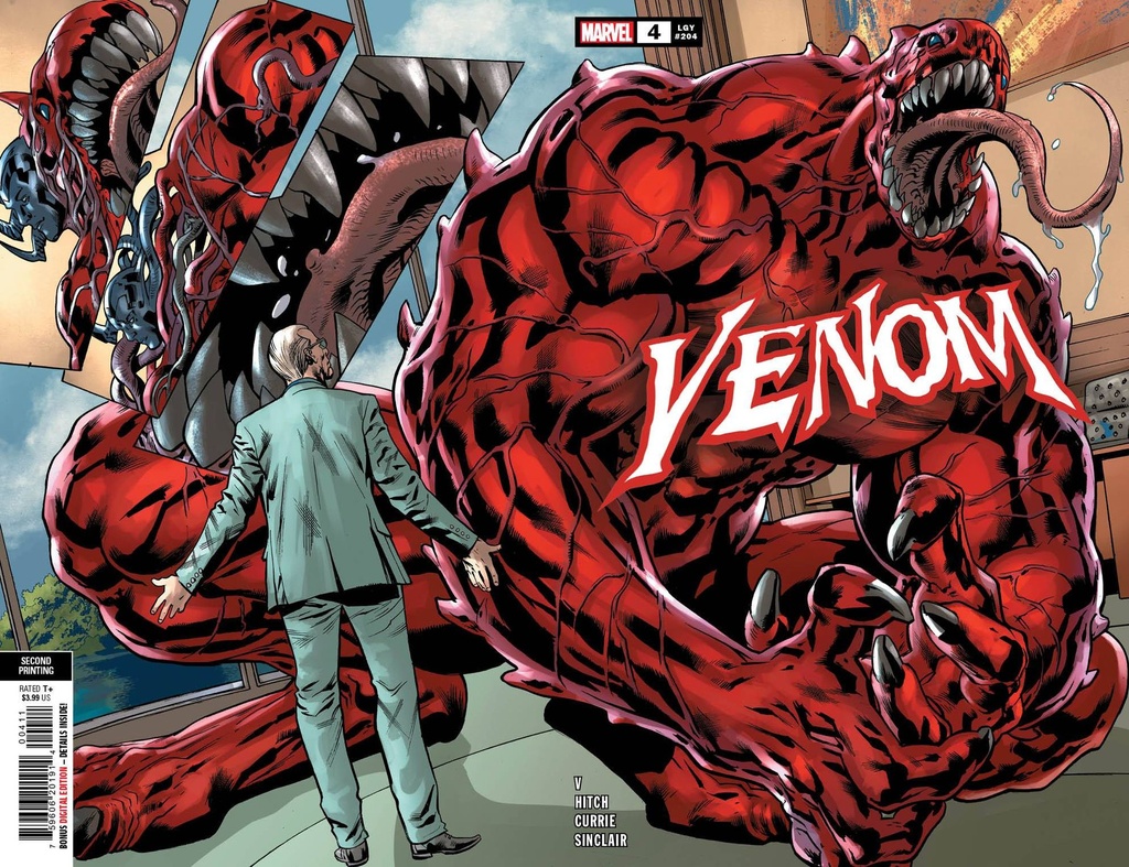 Venom #4 (2nd Printing Bryan Hitch Variant)