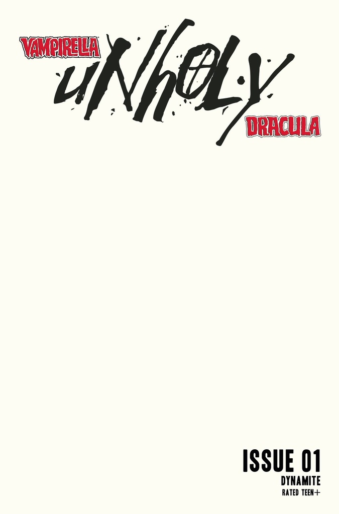 Vampirella/Dracula: Unholy #1 (Cover G Blank Authentix Variant)