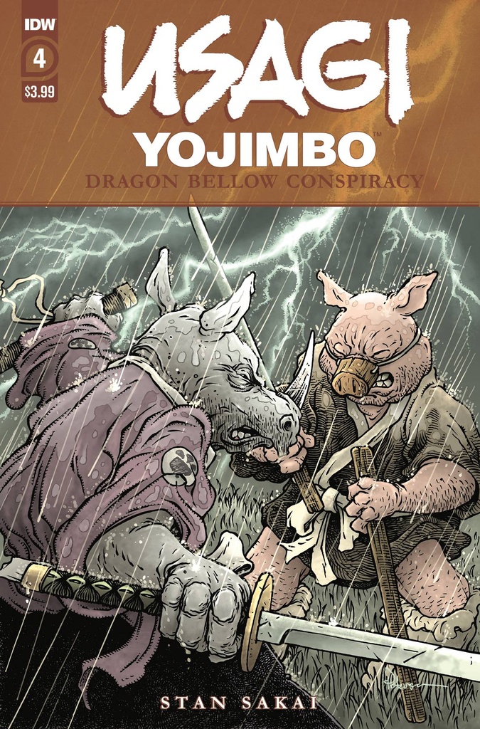 Usagi Yojimbo: The Dragon Bellow Conspiracy #4 of 6