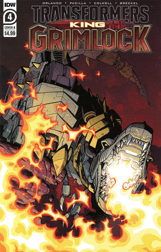 Transformers: King Grimlock #4 of 5 (Cover B Ilias Kyriazis)