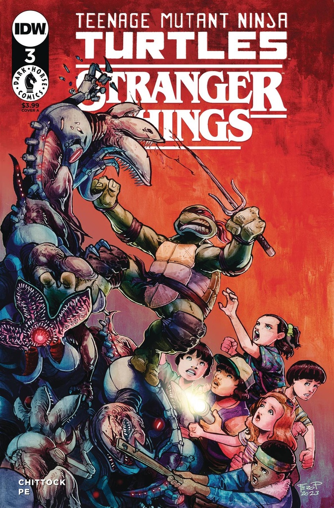 Teenage Mutant Ninja Turtles x Stranger Things #3 (Cover A Fero Pe)