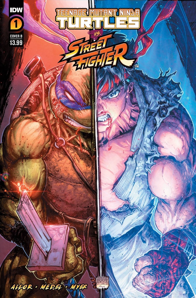 Teenage Mutant Ninja Turtles vs. Street Fighter #1 of 5 (Cover B Freddie E Williams II)