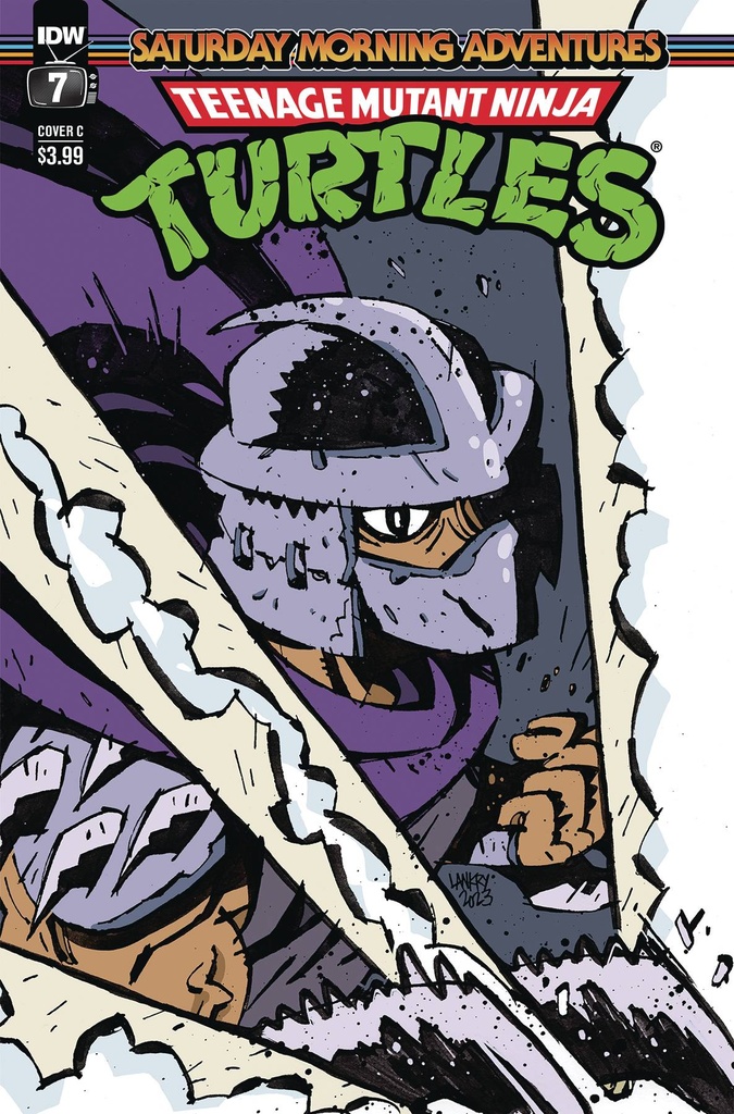 TMNT: Saturday Morning Adventures Cont. #7 (Cover C Jon Lankry)