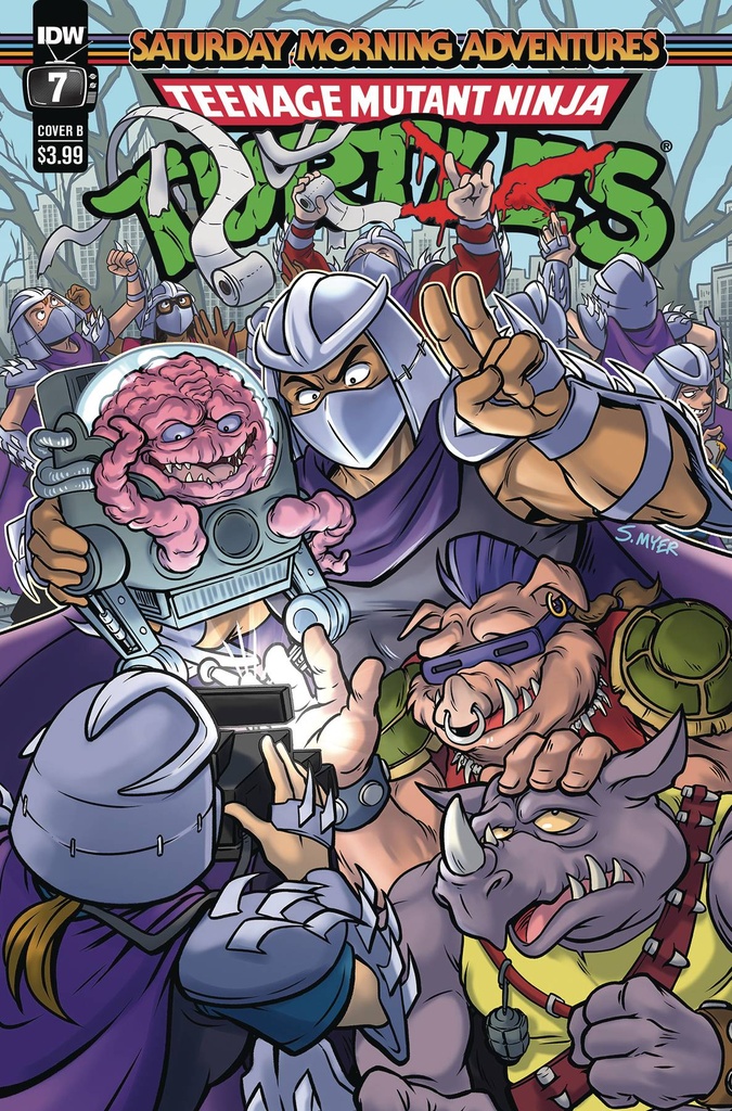 TMNT: Saturday Morning Adventures Cont. #7 (Cover B Sarah Myer)