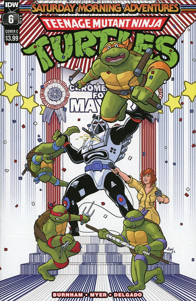 TMNT: Saturday Morning Adventures Cont. #6 (Cover C Travis Hymel)