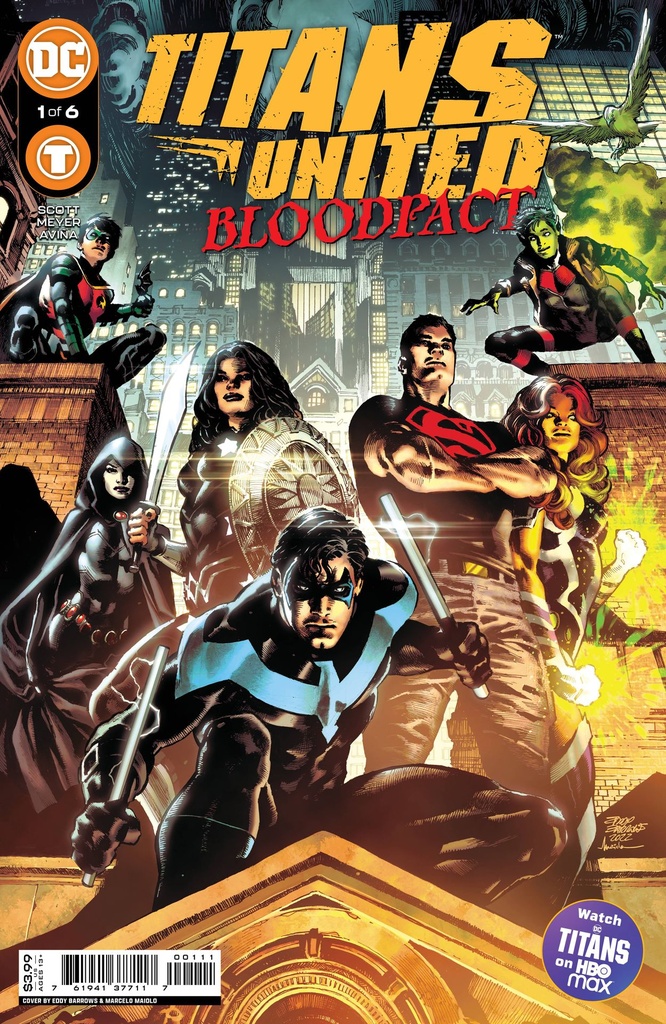 Titans United: Bloodpact #1 of 6 (Cover A Eddy Barrows)