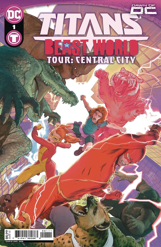 Titans: Beast World Tour - Central City #1 (Cover A Mikel Janin)