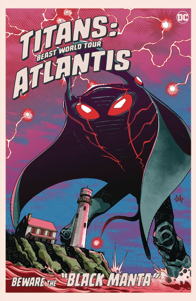 Titans: Beast World Tour - Atlantis #1 (Cover C Cully Hamner Card Stock Variant)