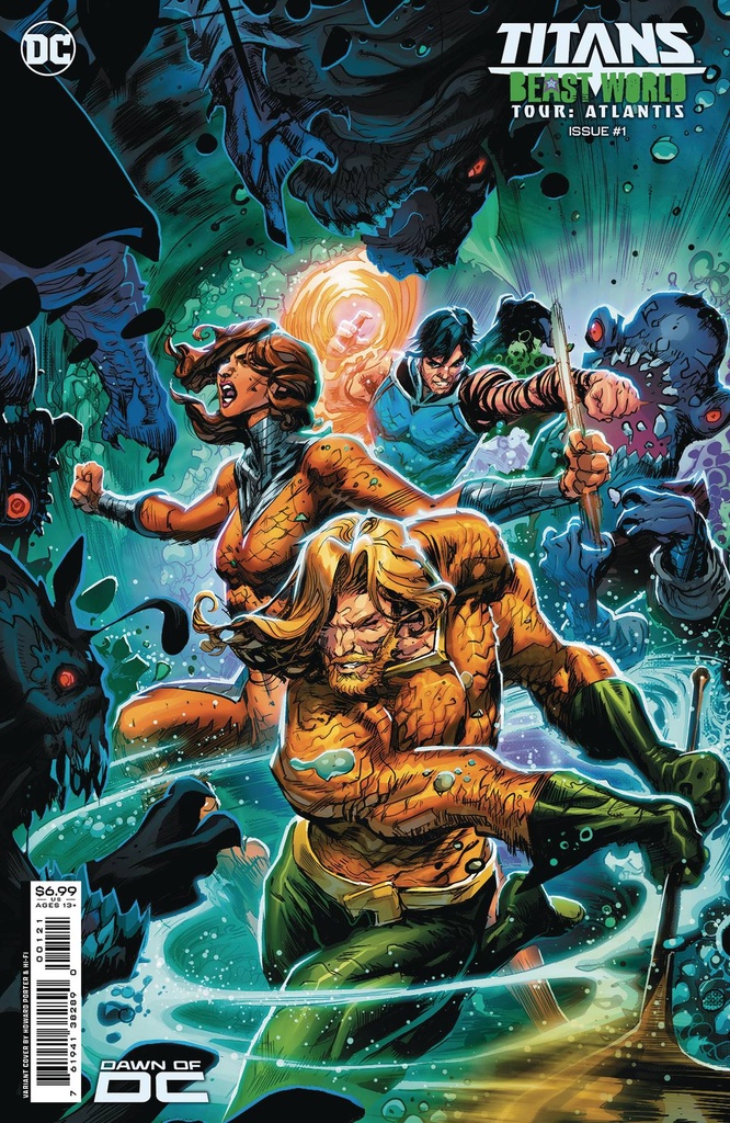 Titans: Beast World Tour - Atlantis #1 (Cover B Howard Porter Card Stock Variant)