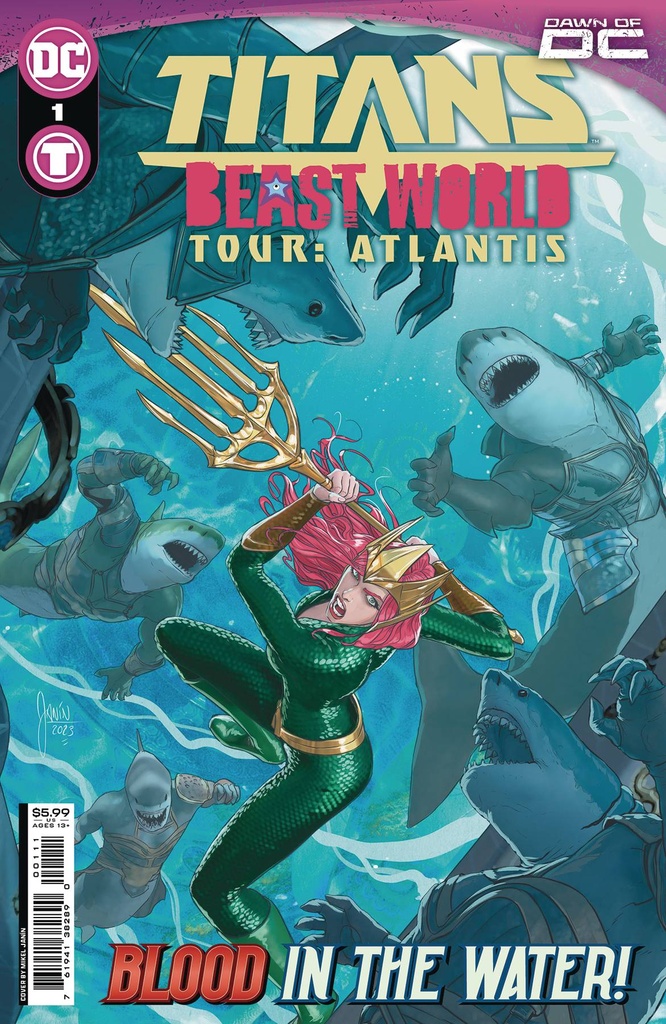 Titans: Beast World Tour - Atlantis #1 (Cover A Mikel Janin)