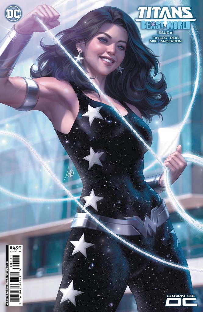 Titans: Beast World #1 of 6 (Cover D Stanley Artgerm Lau Card Stock Variant)