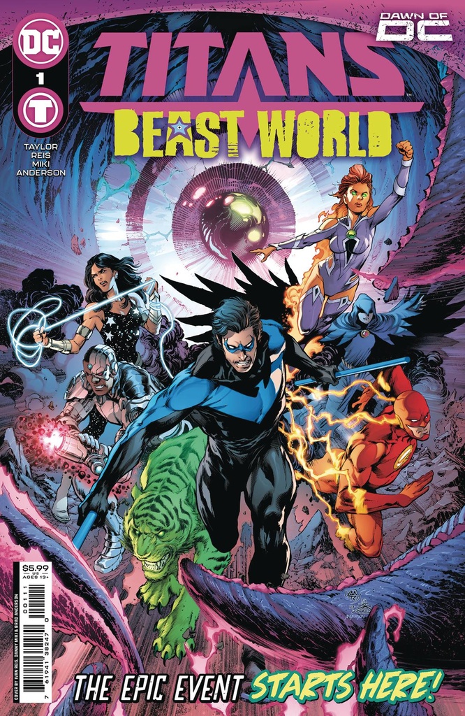 Titans: Beast World #1 of 6 (Cover A Ivan Reis & Danny Miki)