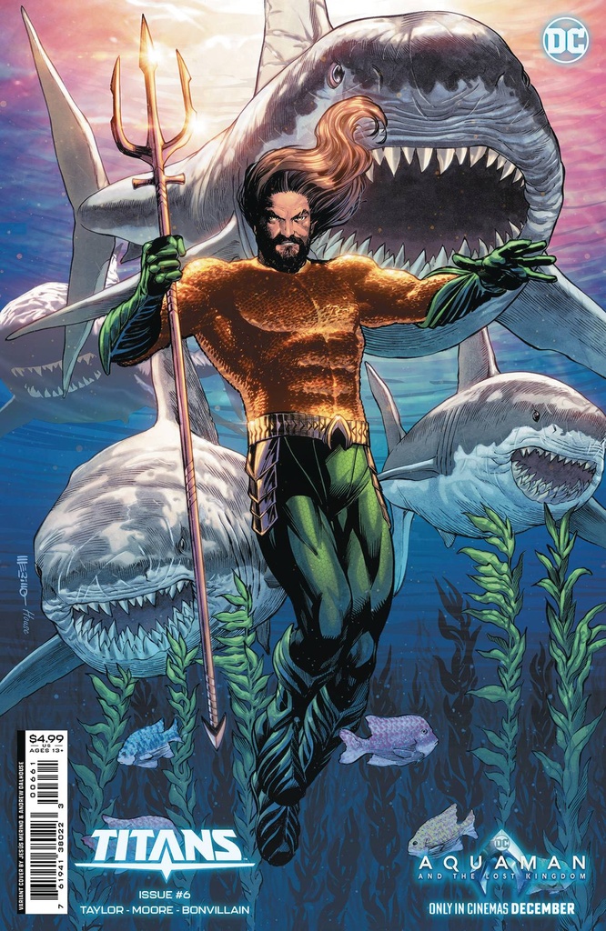 Titans #6 (Cover D Jesus Merino Aquaman Lost Kingdom Card Stock Variant)