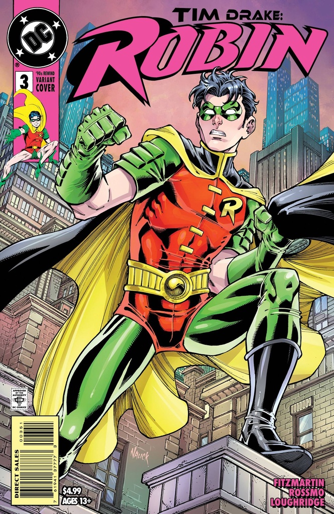 Tim Drake: Robin #3 (Cover C Todd Nauck 90s Card Stock Variant)