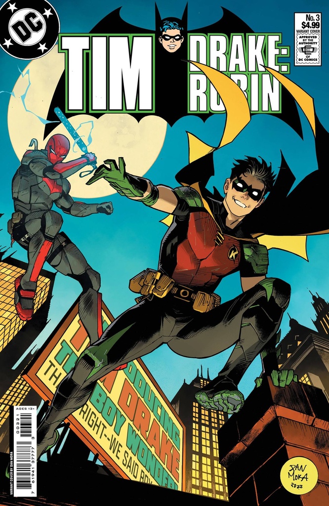 Tim Drake: Robin #3 (Cover B Dan Mora Card Stock Variant)