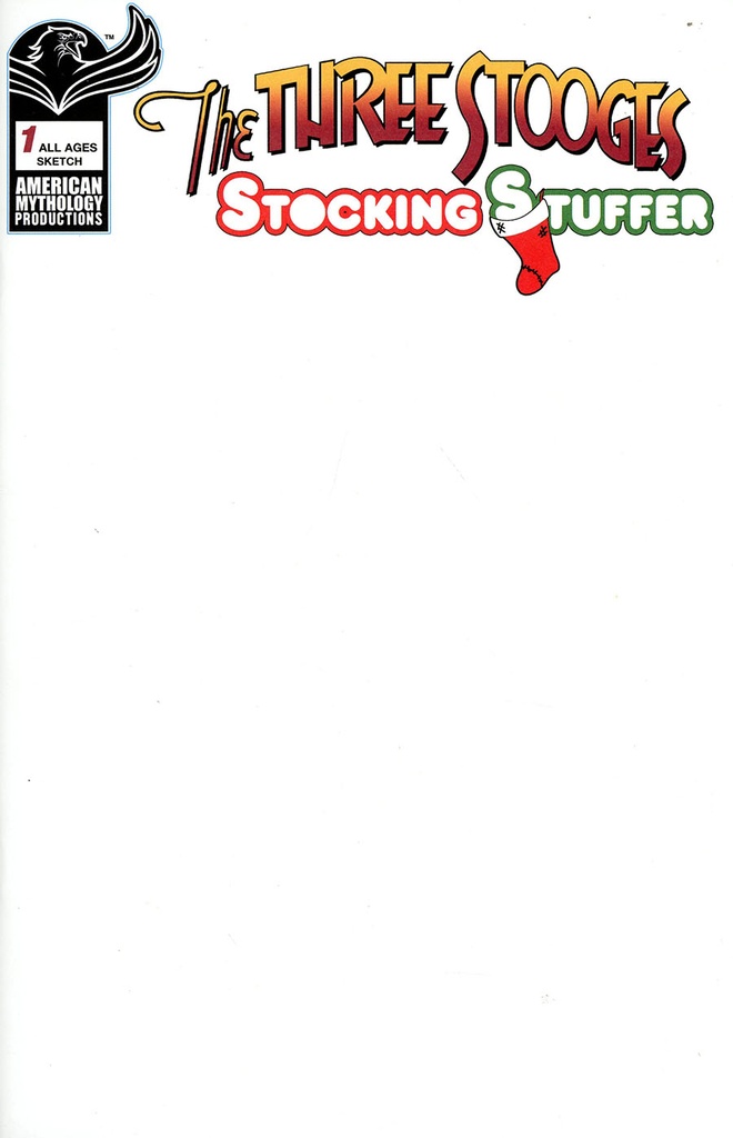 The Three Stooges Christmas Stocking Stuffer #1 (Blank Variant)