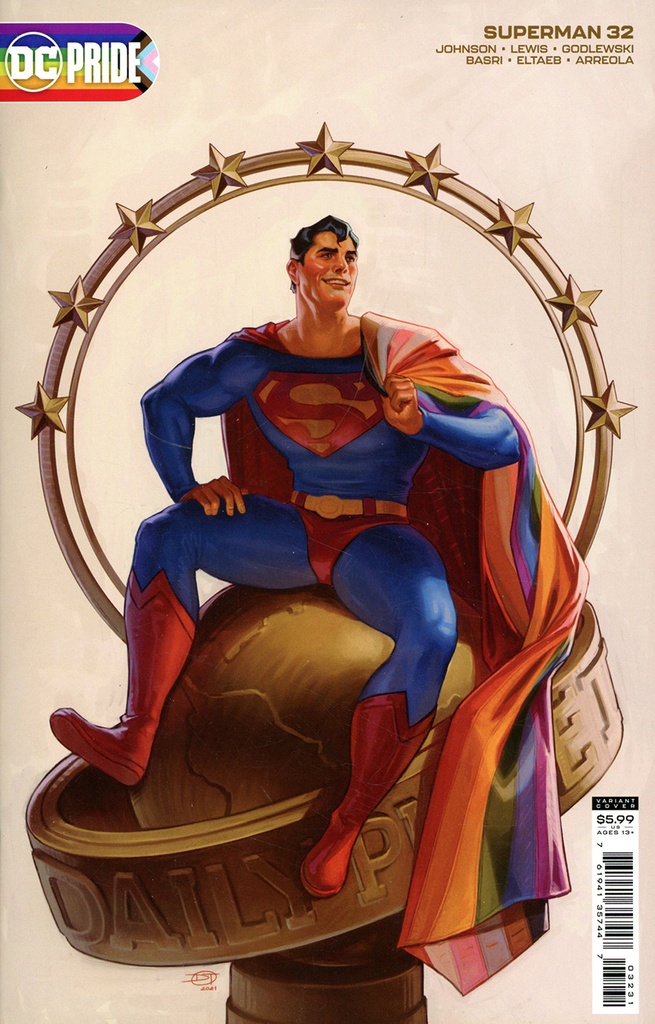 Superman #32 (Cover C David Talaski Pride Month Card Stock Variant)