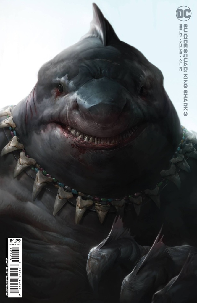 Suicide Squad: King Shark #3 of 6 (Cover B Francesco Mattina Card Stock Variant)