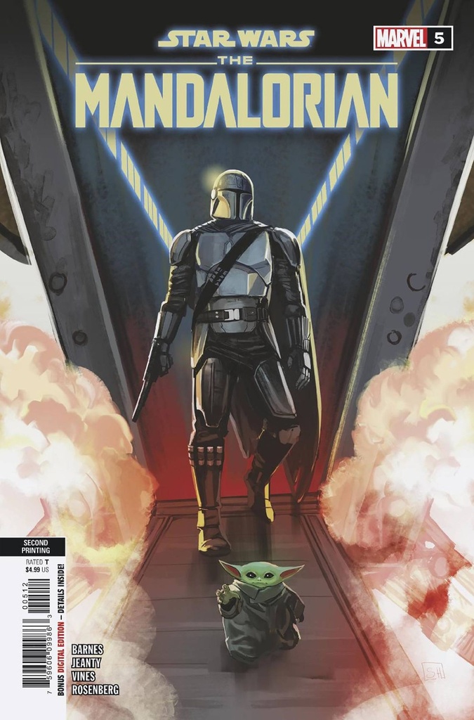 Star Wars: The Mandalorian #5 (2nd Printing Stephanie Hans Variant)