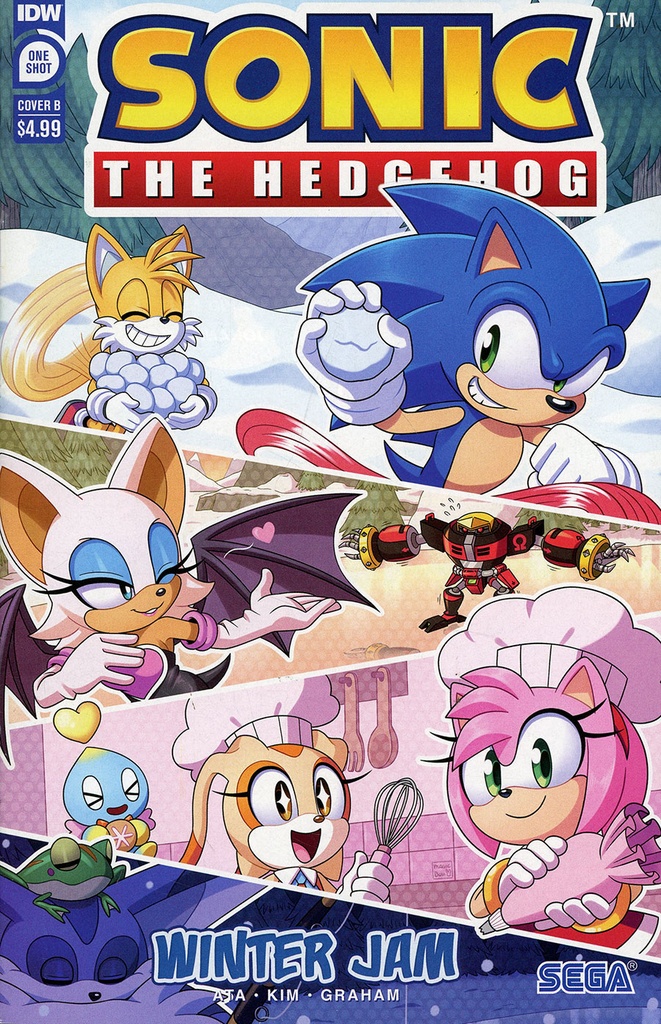 Sonic the Hedgehog: Winter Jam #1 (Cover B Abigail Oz)