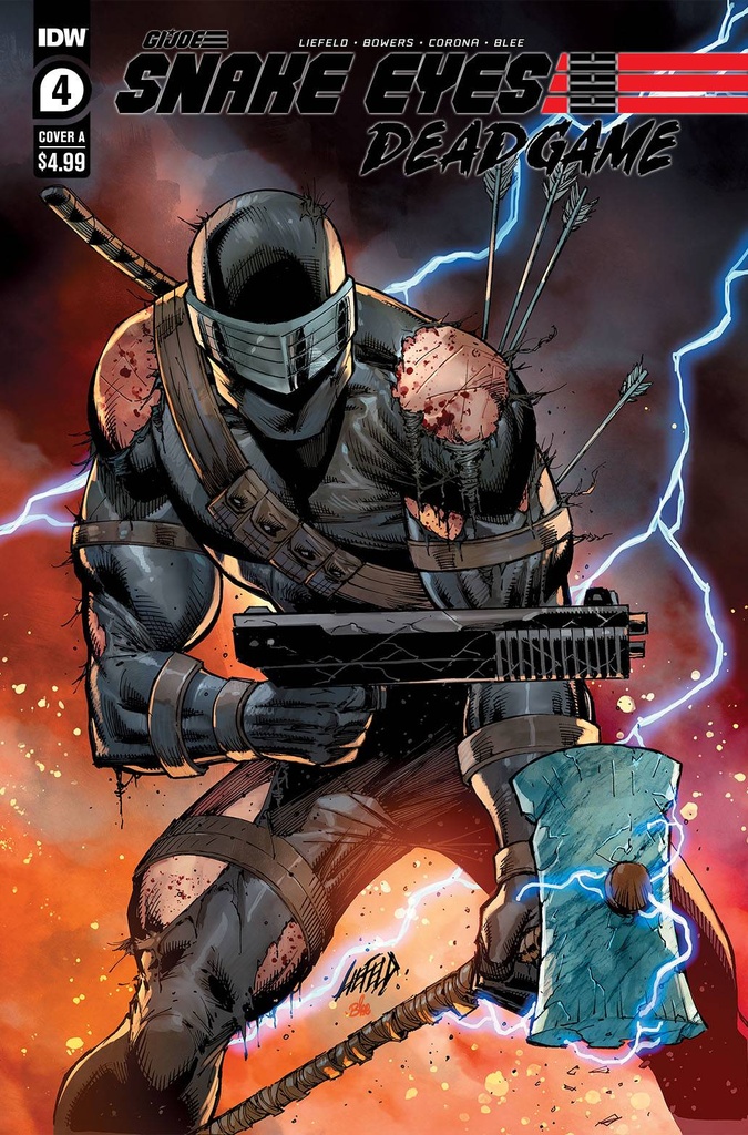 Snake Eyes: Deadgame #4 of 5 (Cover A Rob Liefeld)