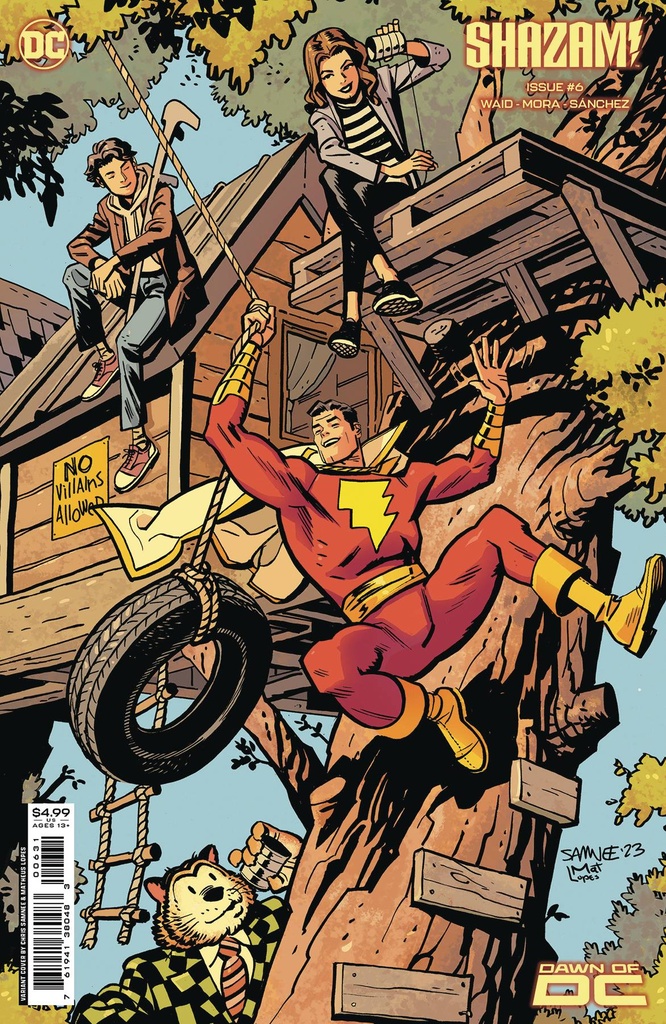 Shazam #6 (Cover C Chris Samnee Card Stock Variant)