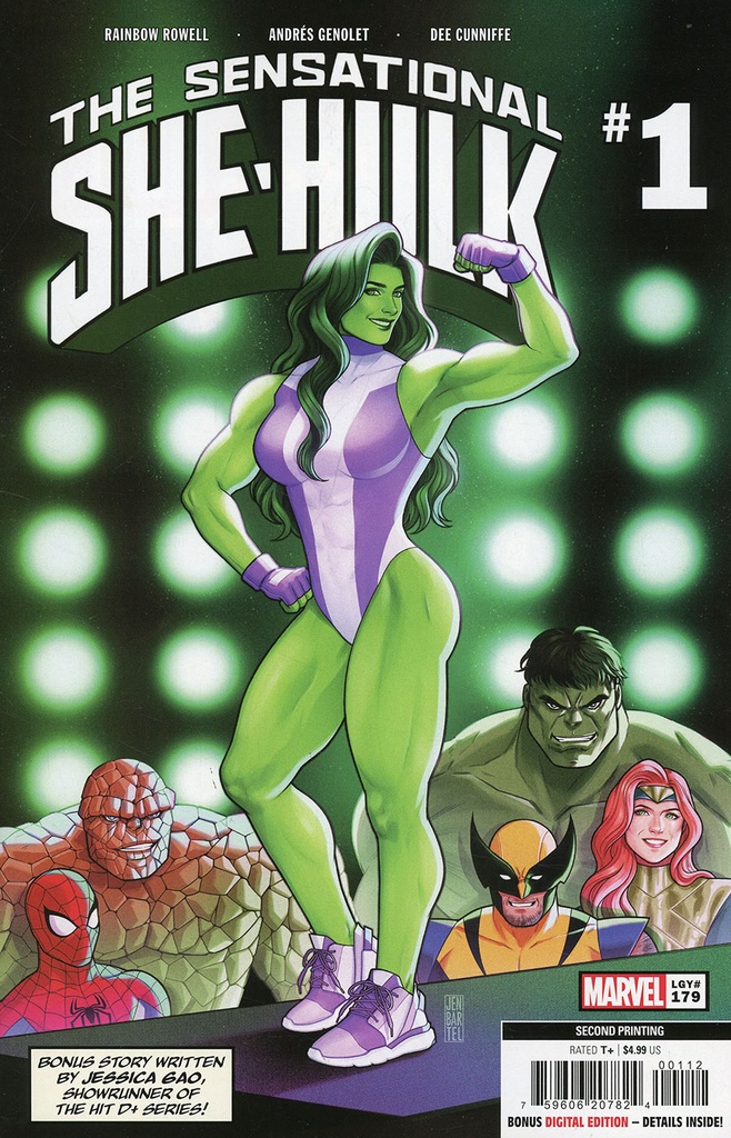 Sensational She-Hulk #1 (2nd Printing Jen Bartel Variant)