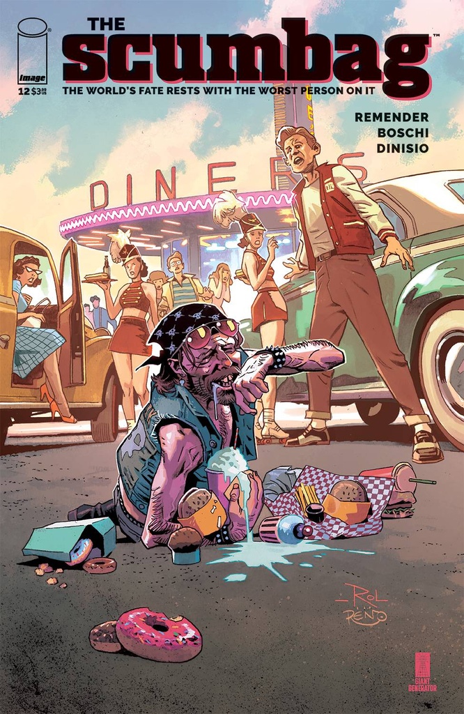 The Scumbag #12 (Cover A Roland Boschi & Moreno Dinisio)